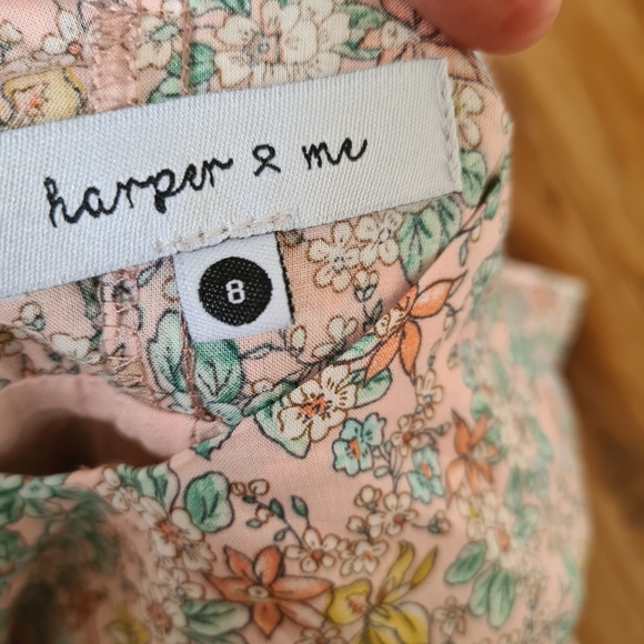 HARPEN & ME 8 Multicoloured Floral Spring Summer Flower Jumpsuit Romper Dress - Picture 2 of 4